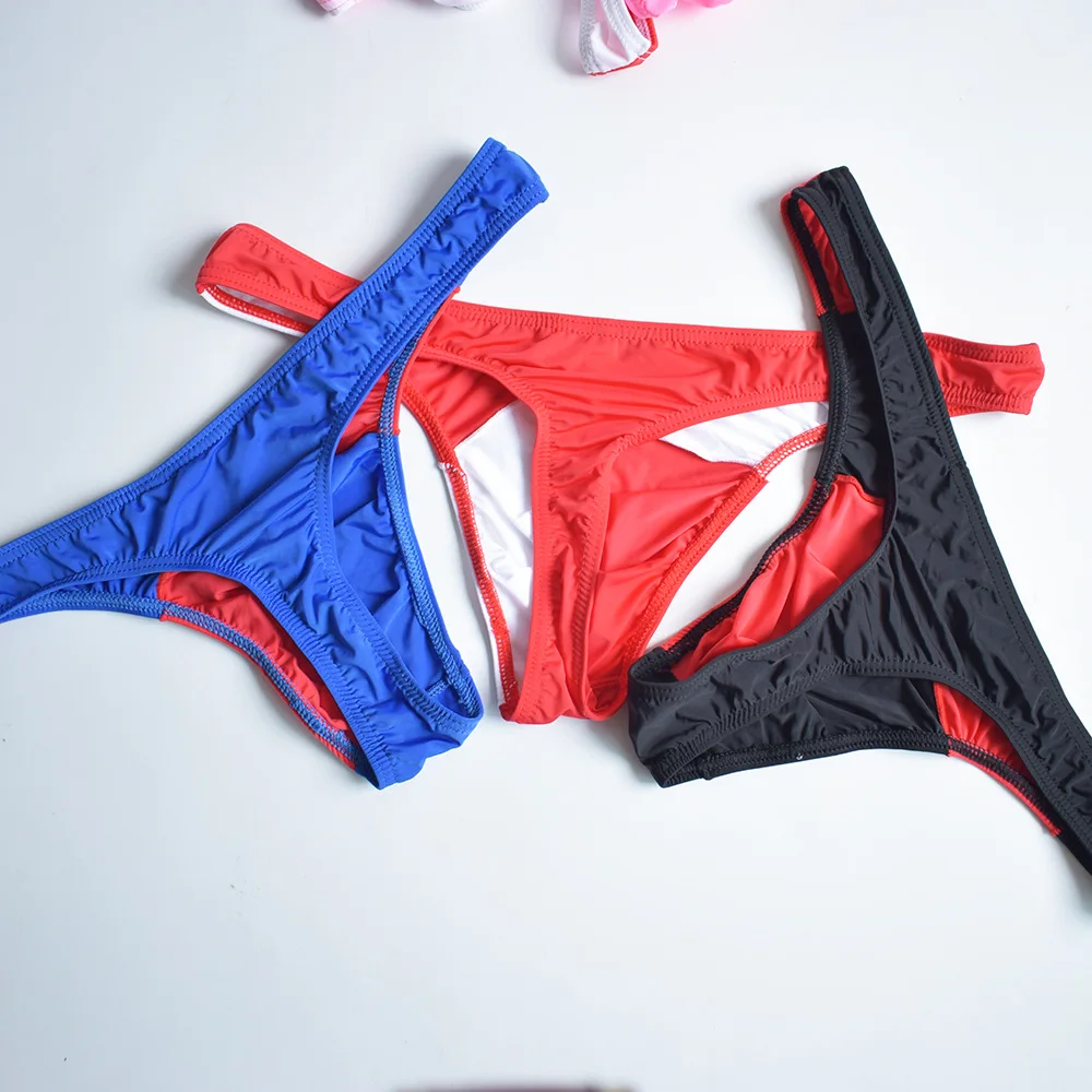 

3pcs Males Summer Fashion Plus Size Tangas Erotic Sexy Panties Mens G-String Comfortable Low-Rise Soft Thongs Lingerie Wholesale