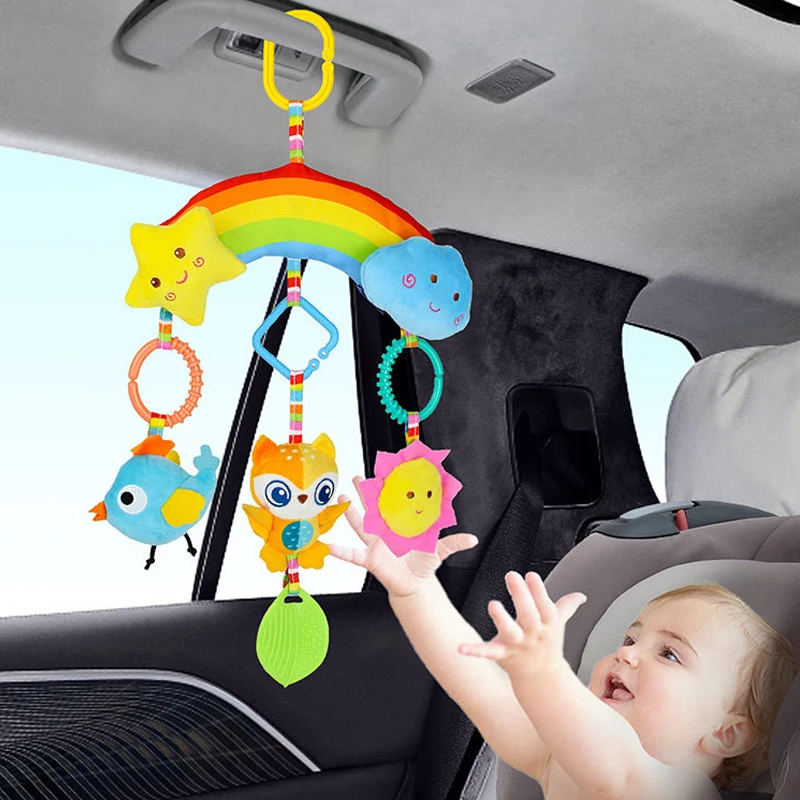 Seat Soft Plush Stuffed Animals Toy Baby Teether Rattles New