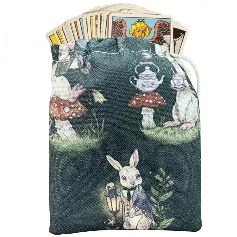 

Board Game Tarot Bag Cloth Organizer For Small Objects Composite Velvet Tarot Storage Tool For Everyday Families Magicians