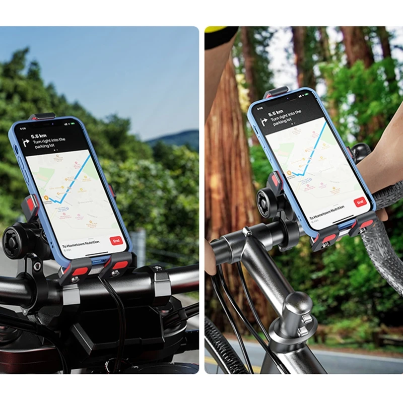 Najtaniej Wodoodporny Telefon Komórkowy 12-24V Bezprzewodowy Uchwyt Adaptera Zasilania Odporny Na Wstrząsy Anty Rzuca Motocykl ładowarka Do Telefonu Komórkowego Uchwyt DXAC
