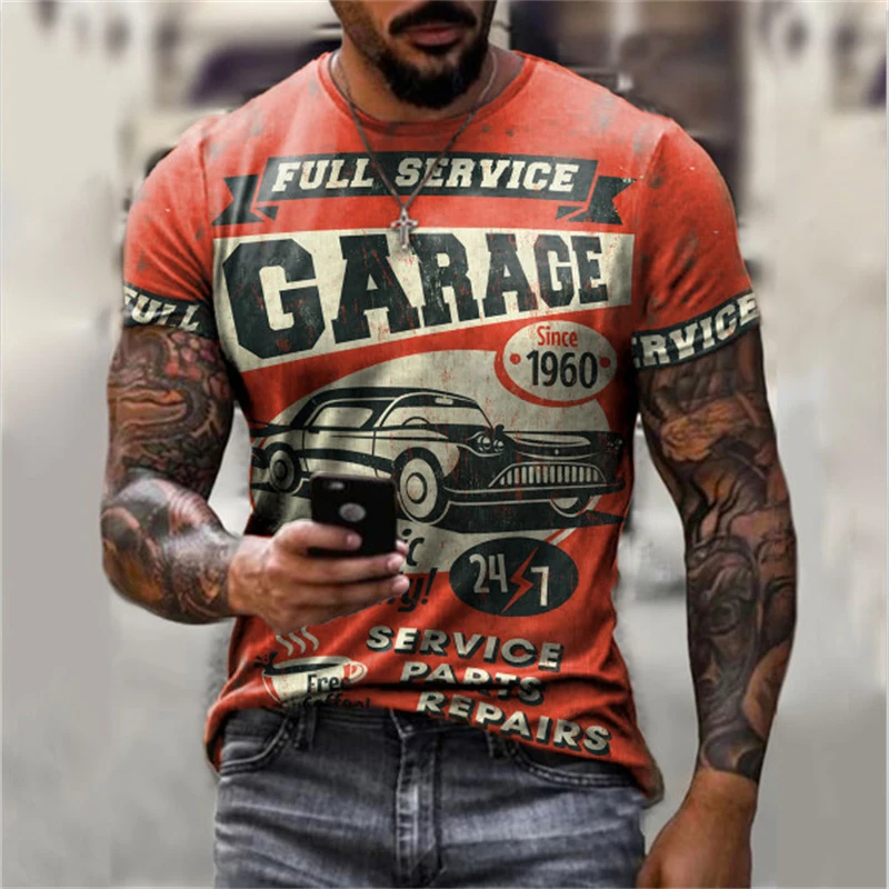 

2022 Summer T-Shirts Oversized Men's Clothing Male Top Tee Shirt Short Sleeve Streetwear Graphic Vintage Cool Blouse Harajuku