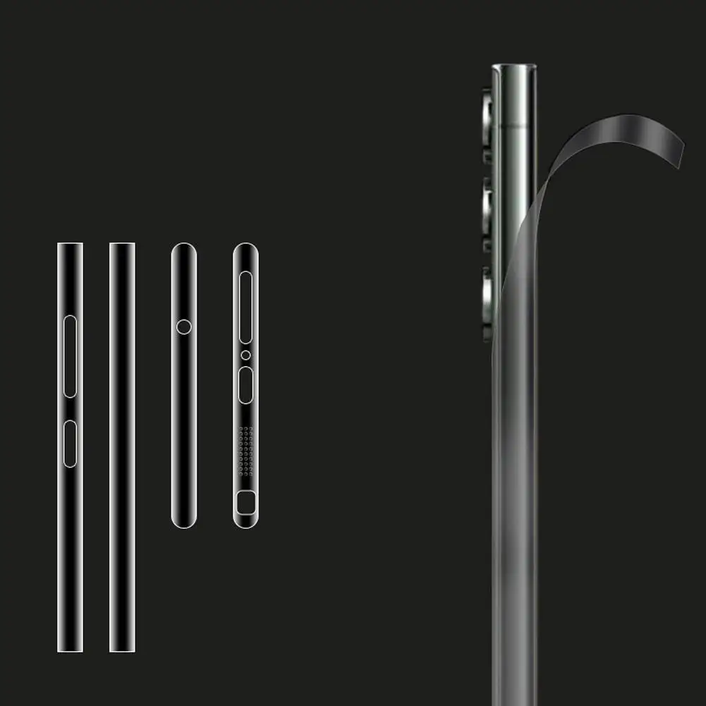 Mobile Phone Dustproof Side Film For Samsung S23 Plus Ultra Frame Film High-definition Protective Film Hydrogel Rim Film