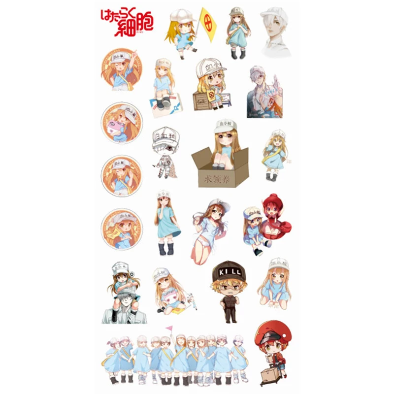 

Anime Sticker Hataraku Saibou Cells At Work AE3803 platelet Accessories Cosplay Prop