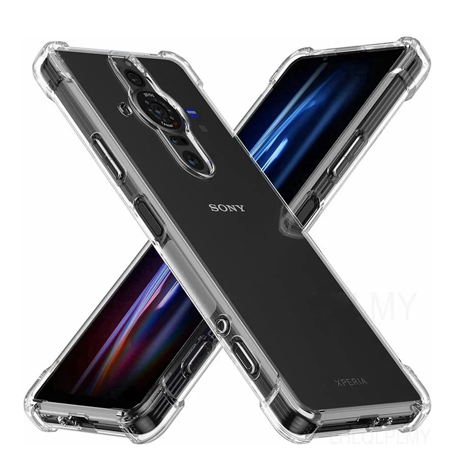 

Shockproof Case for Sony Xperia 10 IV 1 IV Pro-i 1 5 10 III 5 II Pro i 10IV 1IV 1III Airbag Silicone TPU Cover Air Cushion Case