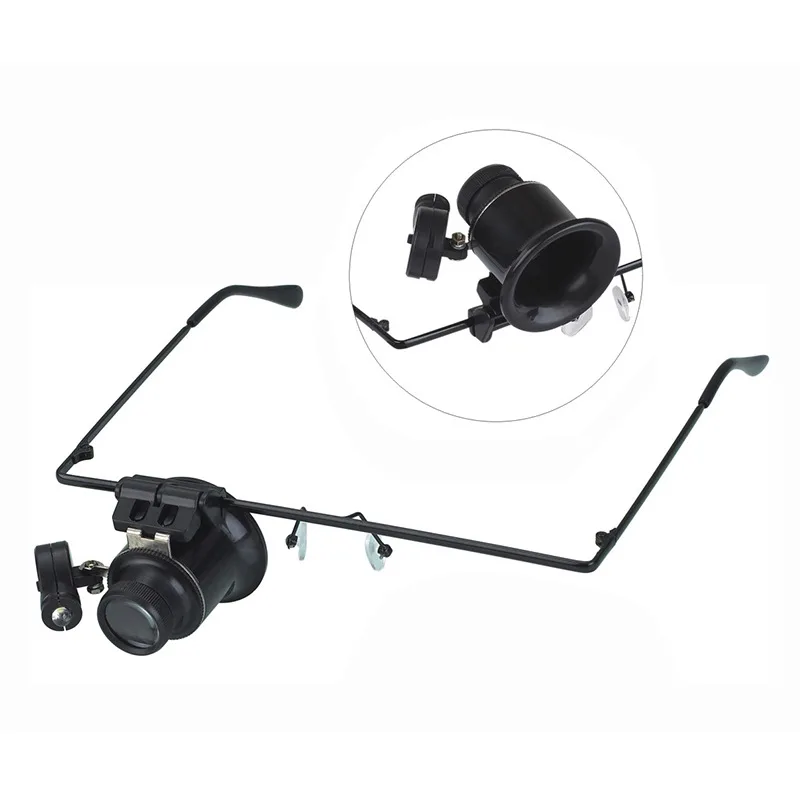 

20-кратные светодиодные очки-лупы