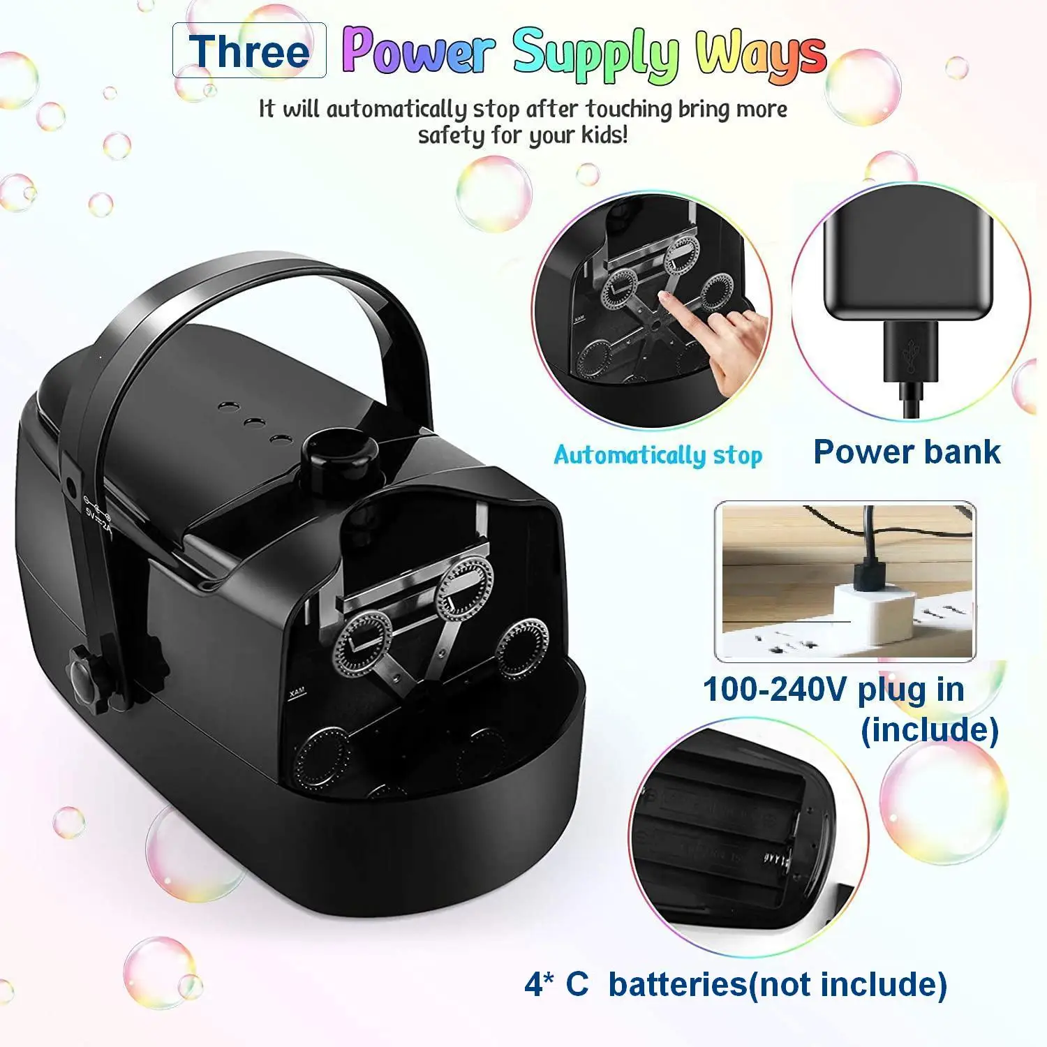 Пузырьковая машина портативная полностью автоматическая Подключаемая или