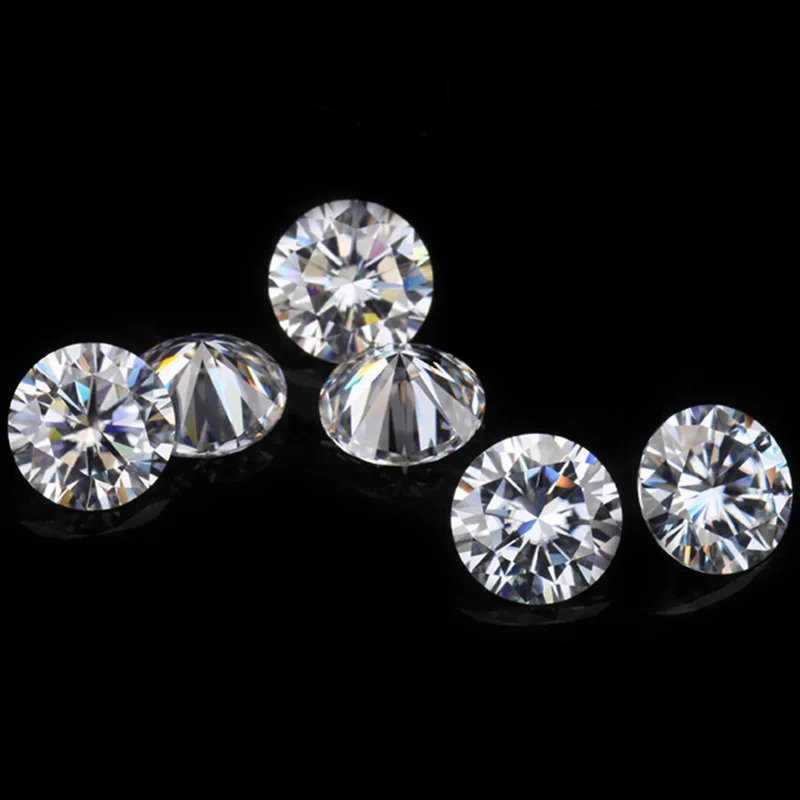 

2023 new style in whtie IJ Loose Moissanite VVS1 Excellent Round Brilliant Cut Jewelry Making Stone DIY material Lab diamond