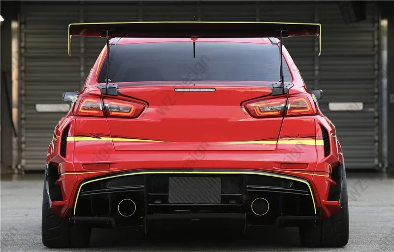 FRP Fiber Glass 1600 мм GT Wing подходит для 2008-2017 Evolution EVO X 10 VS EO Edition Style Spoiler