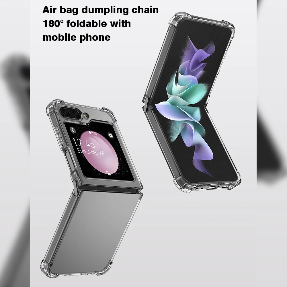 Прозрачный чехол от Byscoon для Samsung Galaxy Z полная защита пластиковый бампер царапин