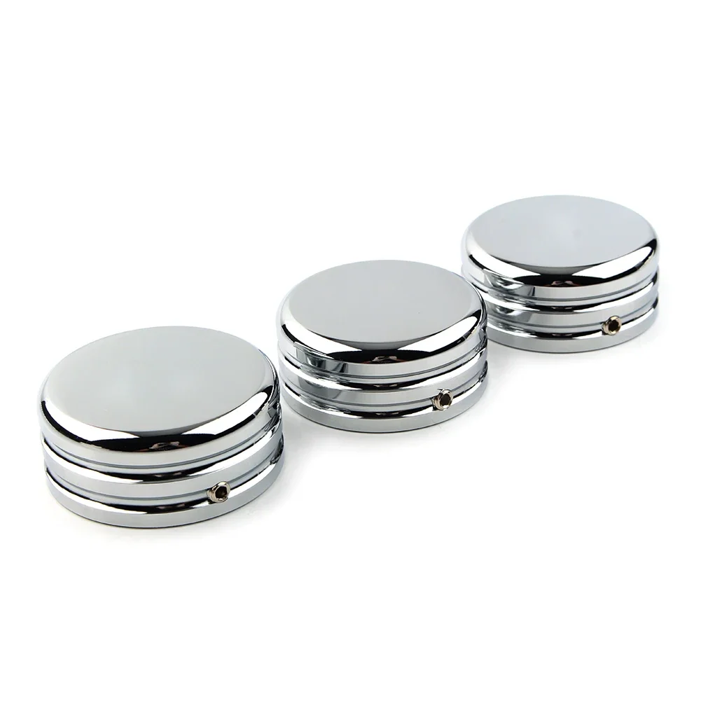 Хромированные крышки гаек верхней вилки с ЧПУ для мотоцикла Harley Sportster 883 Iron Low XL883L