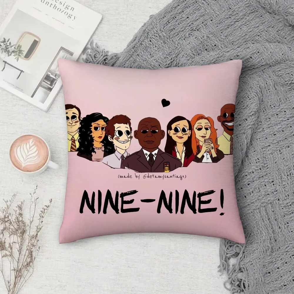 Фото TV B-Brooklyn N-Nine-Nine наволочка квадратный двусторонний принт короткий плюшевый чехол для диванной подушки для спальни прикроватная подушка №3