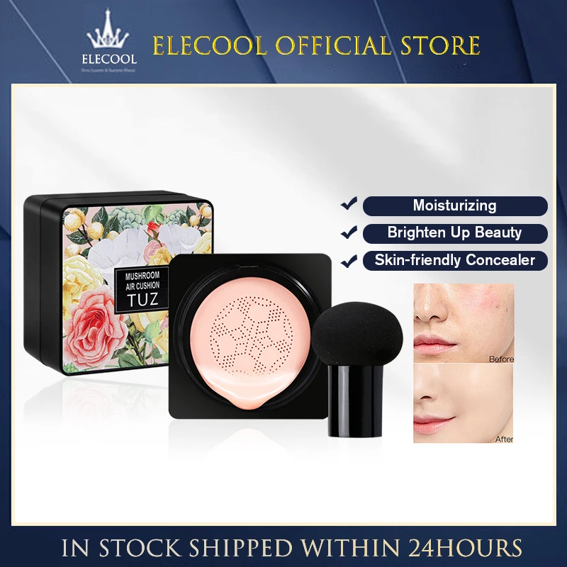 

BB Air Cushion High Coverage Makeup Base Concealer Whitening Makeup Cosmetic Waterproof Oil-control Air-permeable Face Makeup