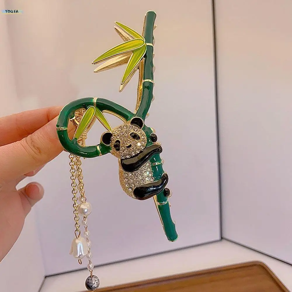 

Hair Clip Female Large Hair Accessories Hair Grip Clip Senior Sense Rhinestone Civet Cat Headdress Back of the Head Shark Clip