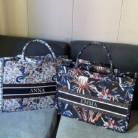 personalized tote canvas bag custom name shoulder bags large capacity shoulder bag for women luxury designer handbags shopper