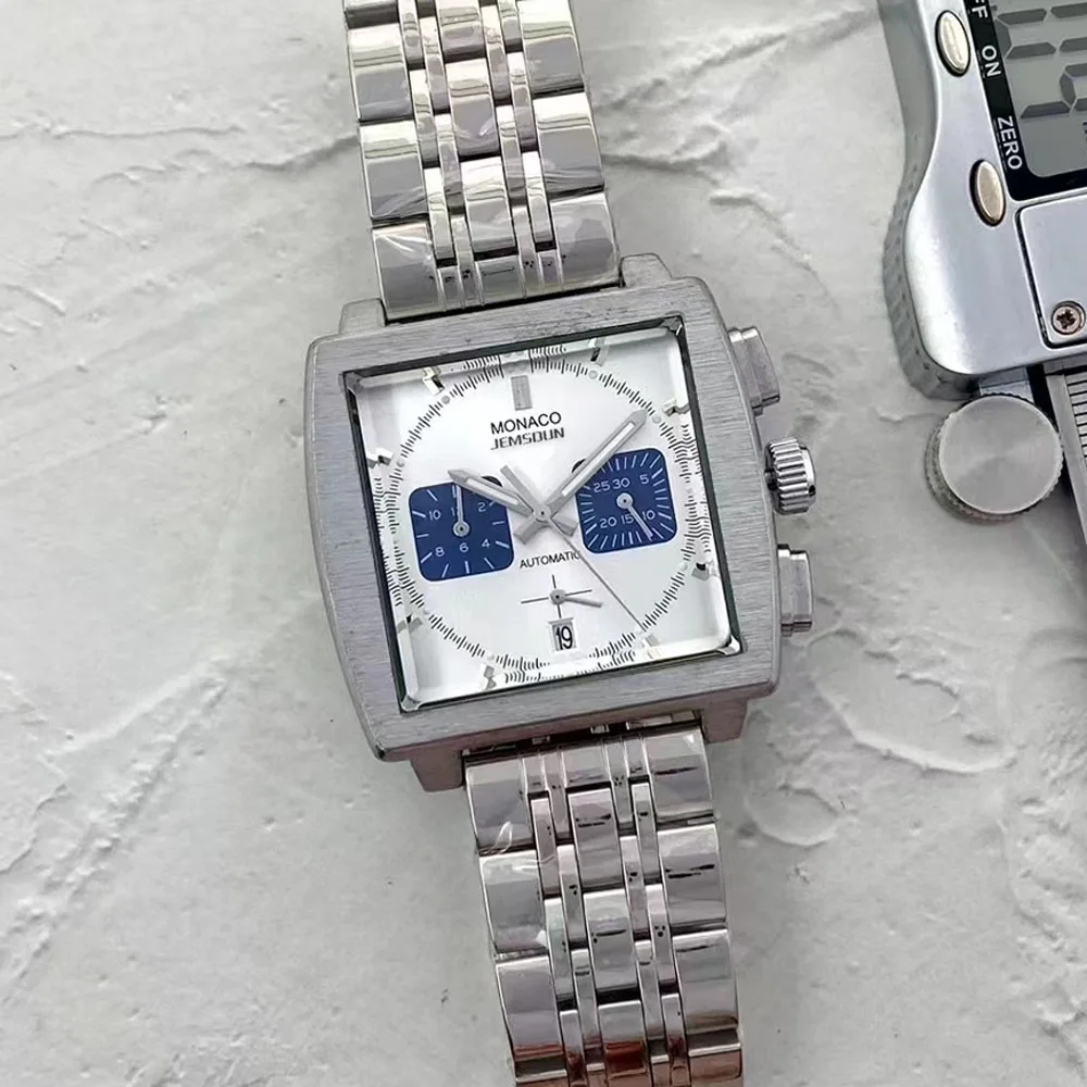 

Top New Luxury Brand Men's Watch Personality Square Face Multifunctional Waterproof Quartz Watch Automatic Date AAA Men's Clock