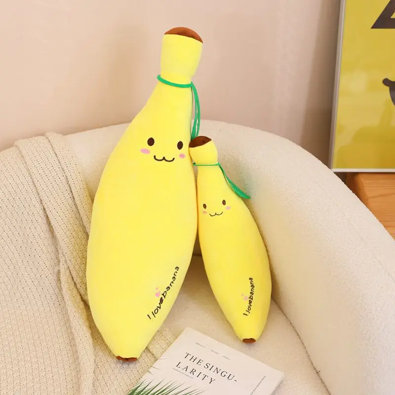 

4 Style 35cm Soft Cartoon Smile Banana Plush Toys Stuffed Fruit Doll Creative Girls Valentine's Gift Baby Appease Plush Toy Doll