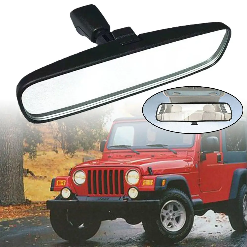 

Car Interior Rearview Mirror Assembly Fit for Jeep Wrangler CJ YJ TJ JK 1976-2012 6321-2DR0A 96321-2DR0-A103 Car Rear Mirro Y6D9
