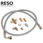RESO--4AN 18 NPT подачи масла возвратный комплект для T3 T4 T3T4 T04E T70 T66 T67 Gt35 Gt45 масляным охлаждением Turbo зарядное устройство AN4