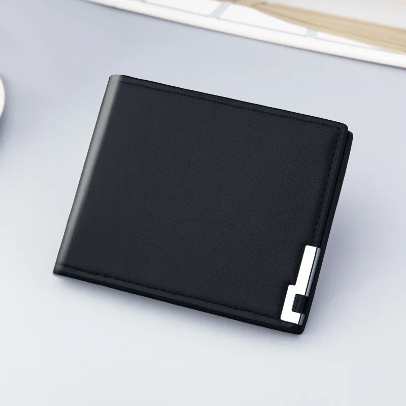 

Men's Short Chic Thin Soft PU Leather Wallet
