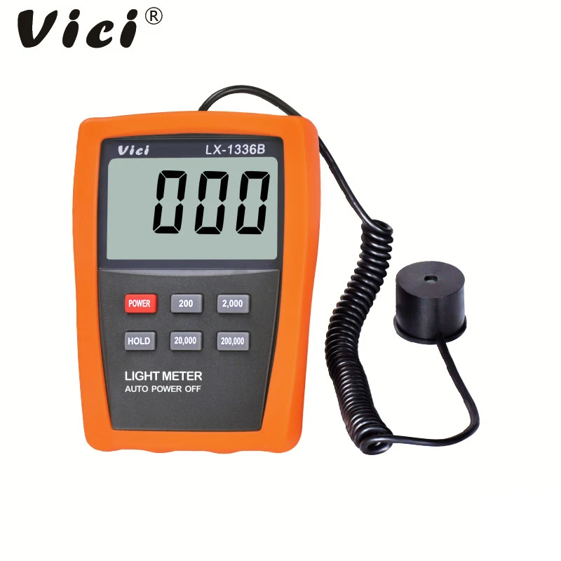 

Цифровой измеритель люкс VICI LX1336B с ЖК-дисплеем, 10-200000 кд/м2