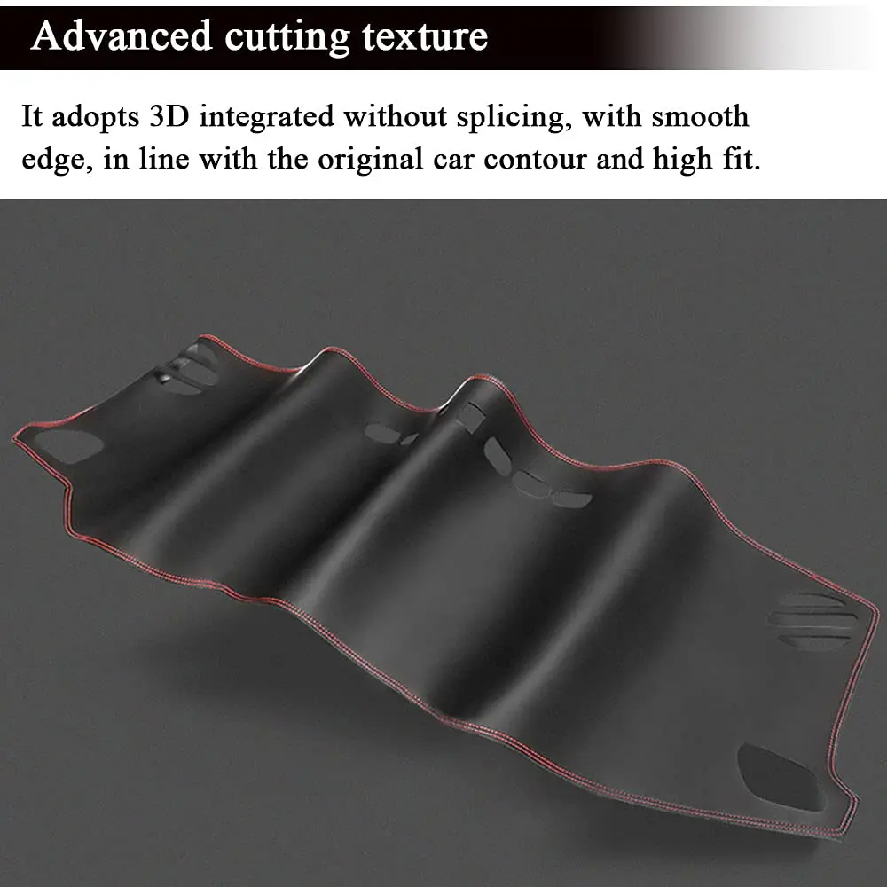 Leather Dashmat Dashboard Cover Accessories Pad Dash Mat Sun Shade Carpet for Toyota Corolla Axio Altis Auris Fielder 2003-2018 |