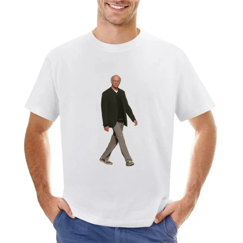 Футболка Larry David-3 по индивидуальному заказу винтажные заготовки пота мужские