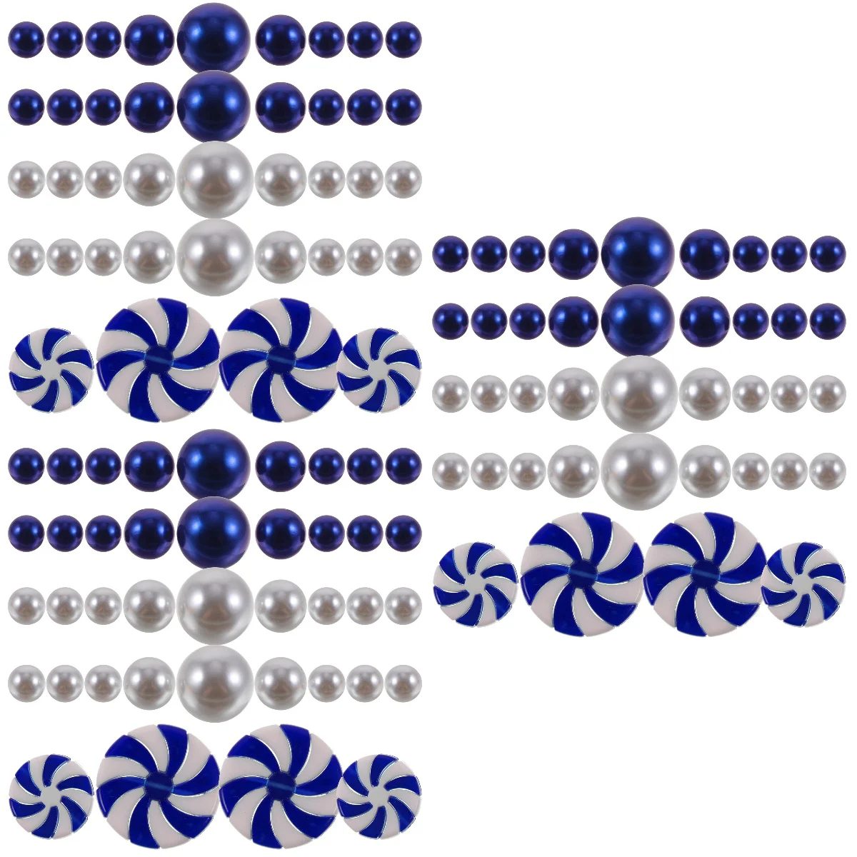 

3 Sets Floating DIY Charms Christmas Floating Candles Beads Candy Ornaments