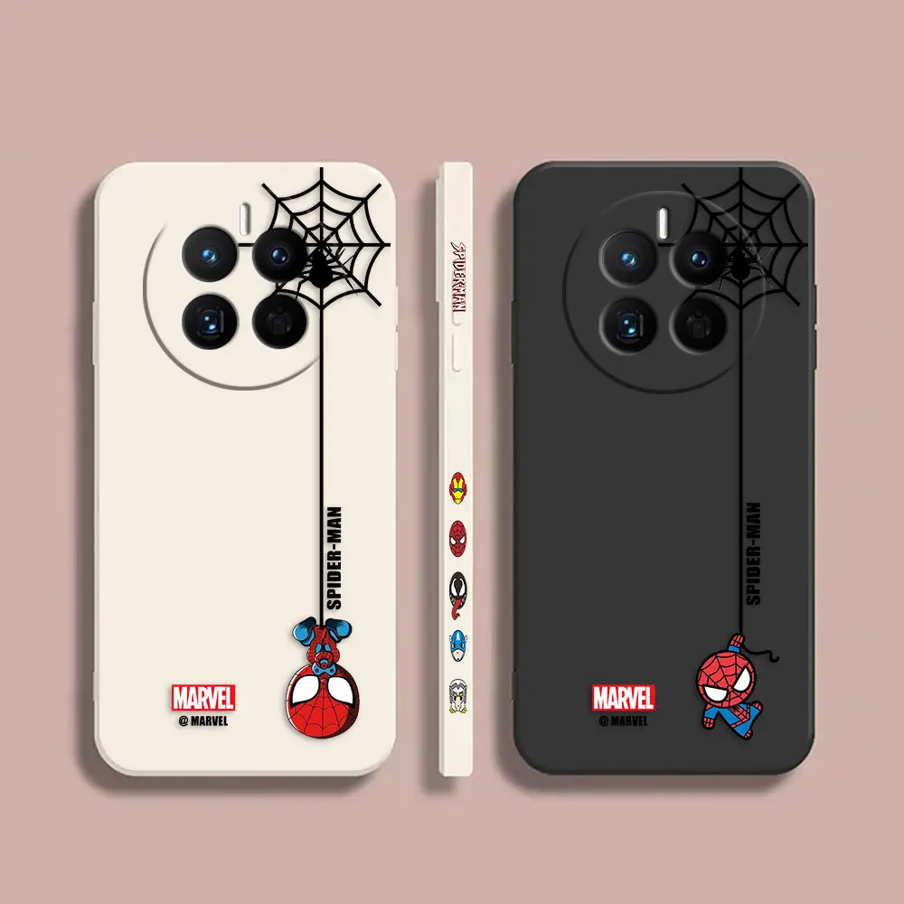 

Case For Huawei MATE 10 20 20X 30 40 50 P40 P50 P60 PRO PLUS Colour Simple Liquid Silicone Case Marvel's Spider-Man