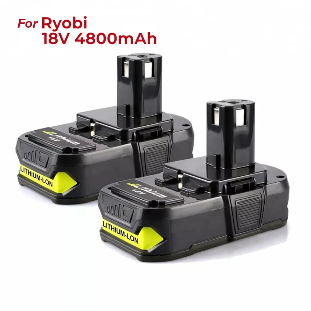 Модернизированная сменная литиевая батарея 4,8 Ач для Ryobi 18 в, совместима с Ryobi 18 вольт ONE + Plus P107 P108 P102 P103 P104 P105