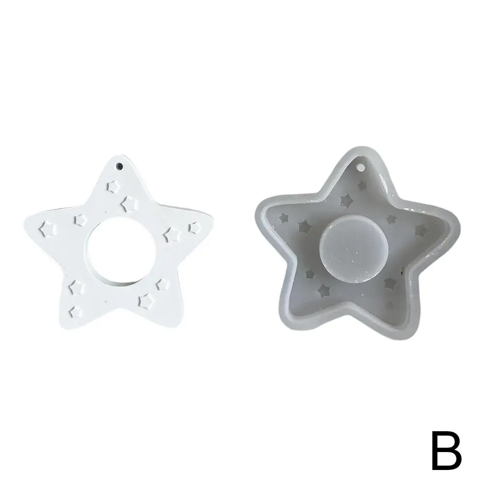 Пентаграмма подарок инструмент для изготовления свечей снежинка смола мыло