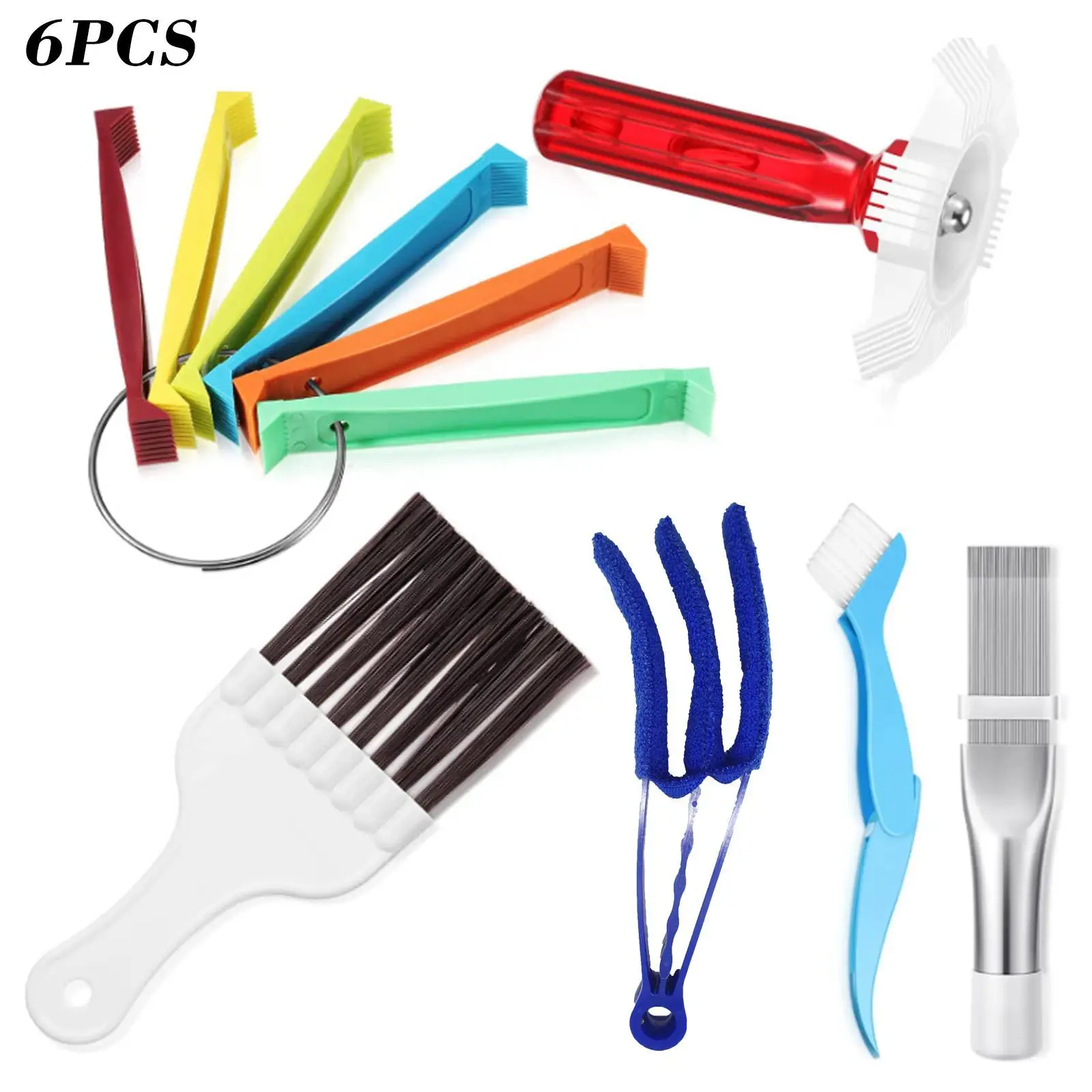 

6 шт., набор инструментов для чистки кондиционера