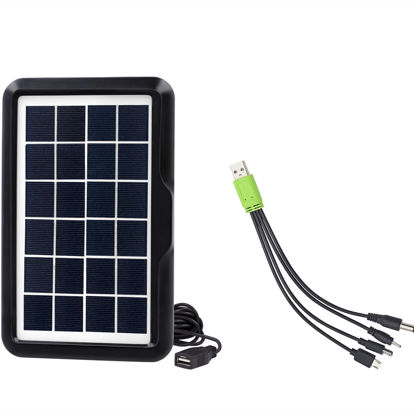 

SYZM Solar Photovoltaic Power Generation Panel USB with 1 Tow 5 Mobile Phone Charging Solar Panel