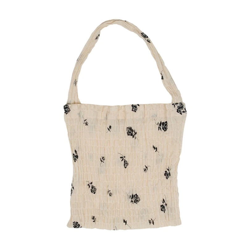 

Изящная эстетичная женская сумка-тоут через плечо, повседневный кошелек для девушек в колледже, простой аксессуар для покупок