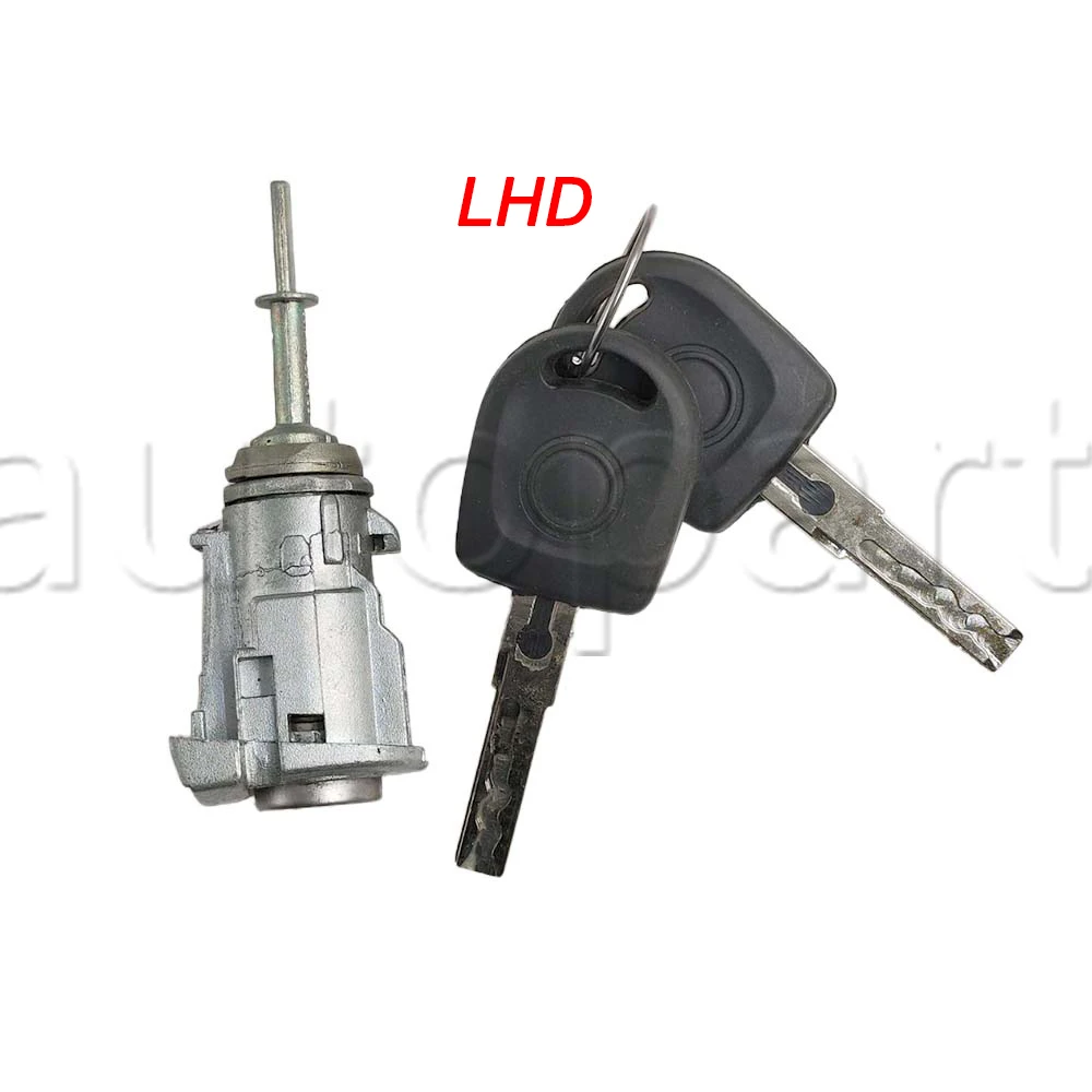 Для Volkswagen Golf IV Bora Fox Polo левый и правый замок для передней двери ствол с 2 ключами 1U0837168 1U0837167E 6Q4837167E