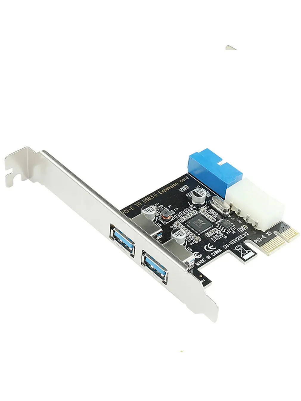 

PCI-E To USB 3.0 Expansion Card USB3.0 F2T2 20pin Desktop Computer Motherboard For Windows Xp / Vista / 7 / 8 / 10