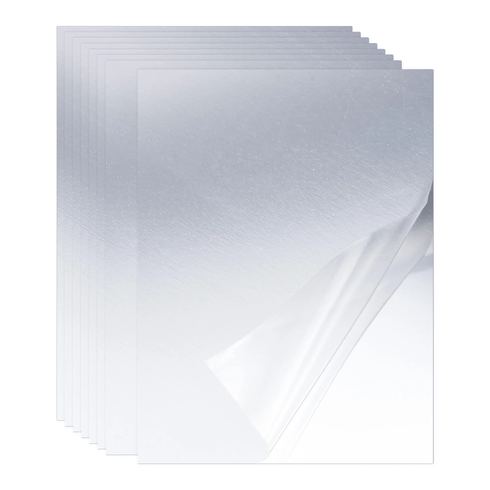 

Uxcell Flexible Mirror Sheet 200mm x 150mm x 0.4mm Self Adhesive Wall Sticker 8 Pcs