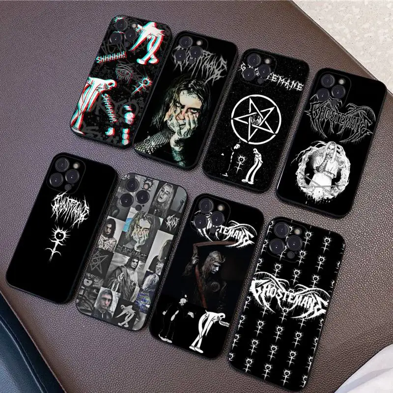 

Ghostemane Phone Case Silicone Soft for iphone 14 13 12 11 Pro Mini XS MAX 8 7 6 Plus X XS XR Cover