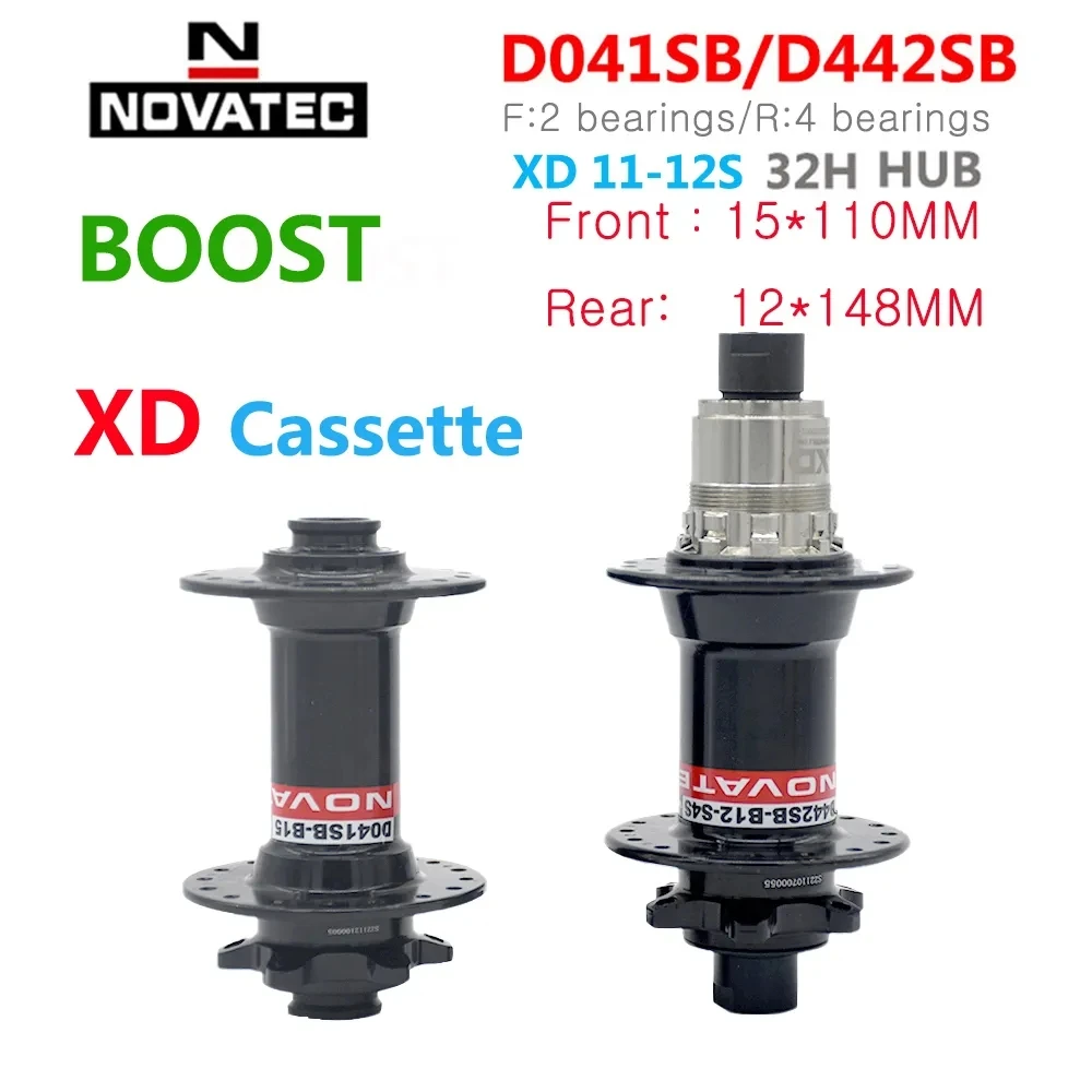 

Novatec Hub XD Cassette BOOST 110*148mm Cube Bicycle Freehub 11-12v For Sram XD 11s 12s Speed Mountain MTB Bike Hub 32Hole