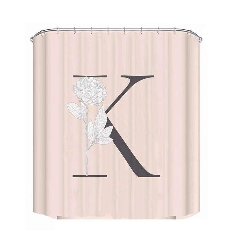 

Polyester Fabric Printed Pattern Bathroom Shower Curtain Waterproof Spring Shower Curtain 150 X 180Mm