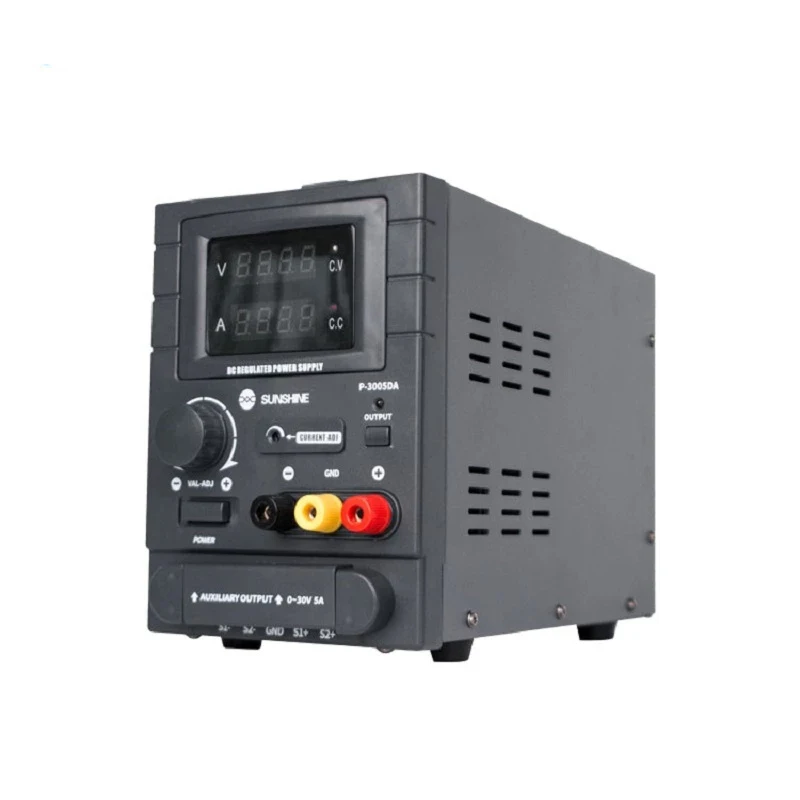 

Sunshine P-3005DA 30V 5A 4 Digital Display Regulated Power Supply DC Mobile Phone Repair Intelligent Power Source