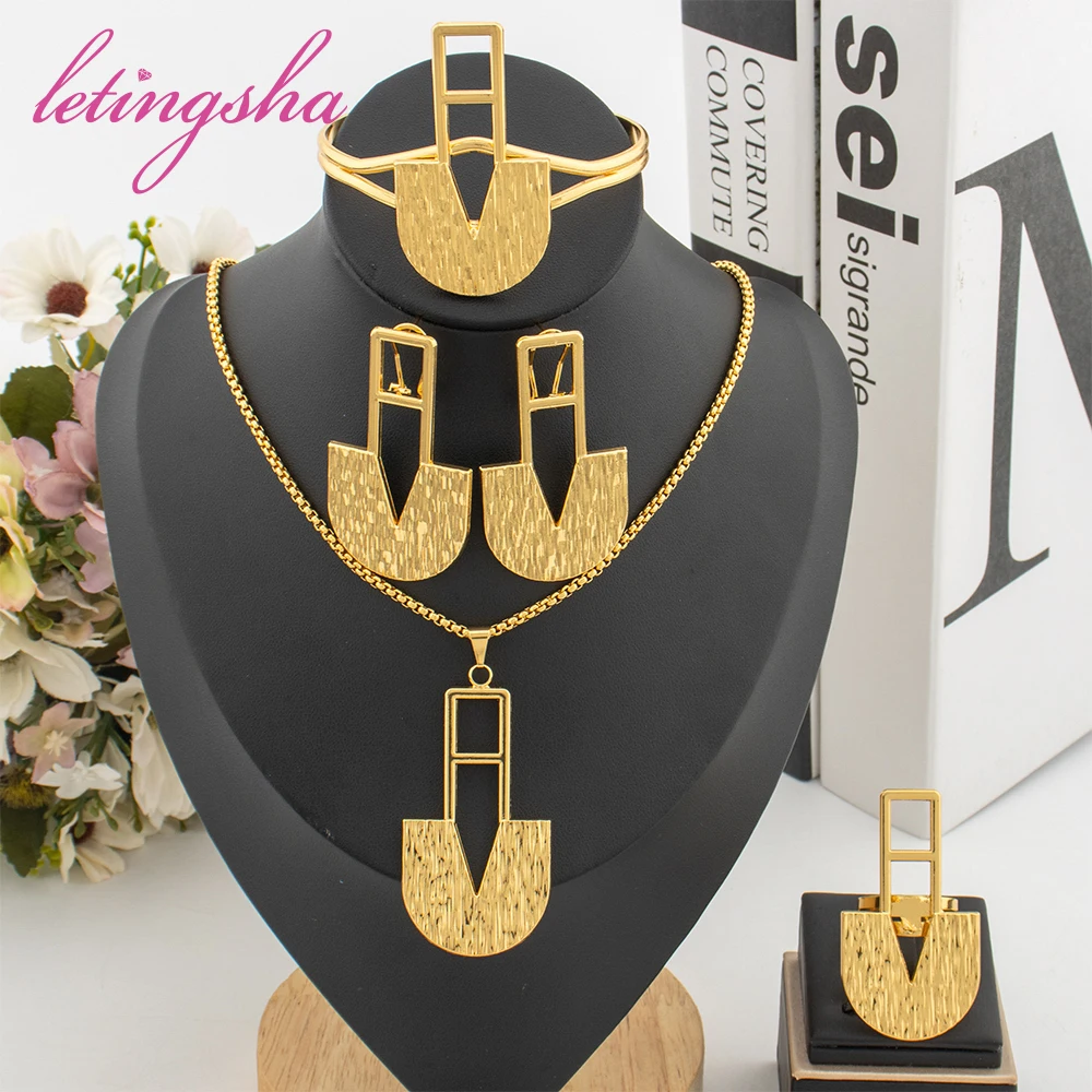 Роскошное искусственное Африканское позолоченное 18 карат ювелирное изделие из