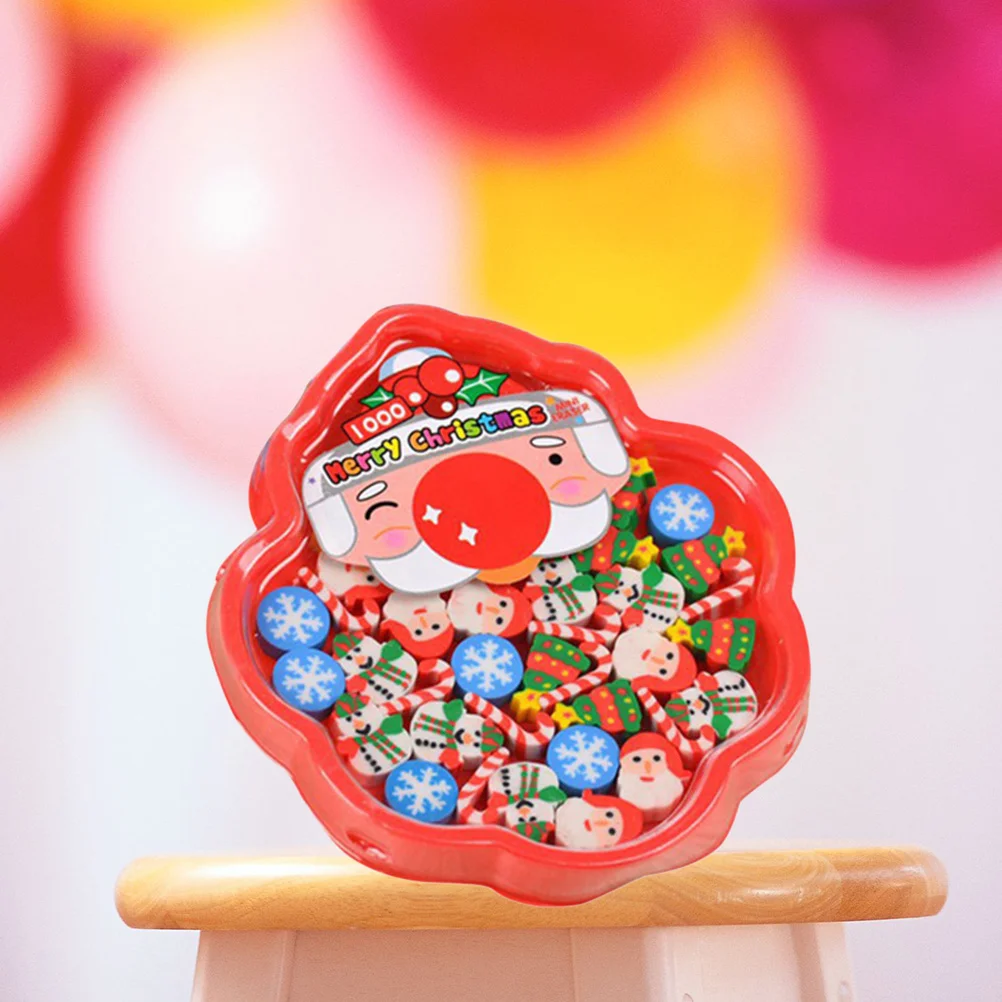 

Christmas Eraser Rubber Eraser Xmas for Kids Students Xmas Party Favors Gift