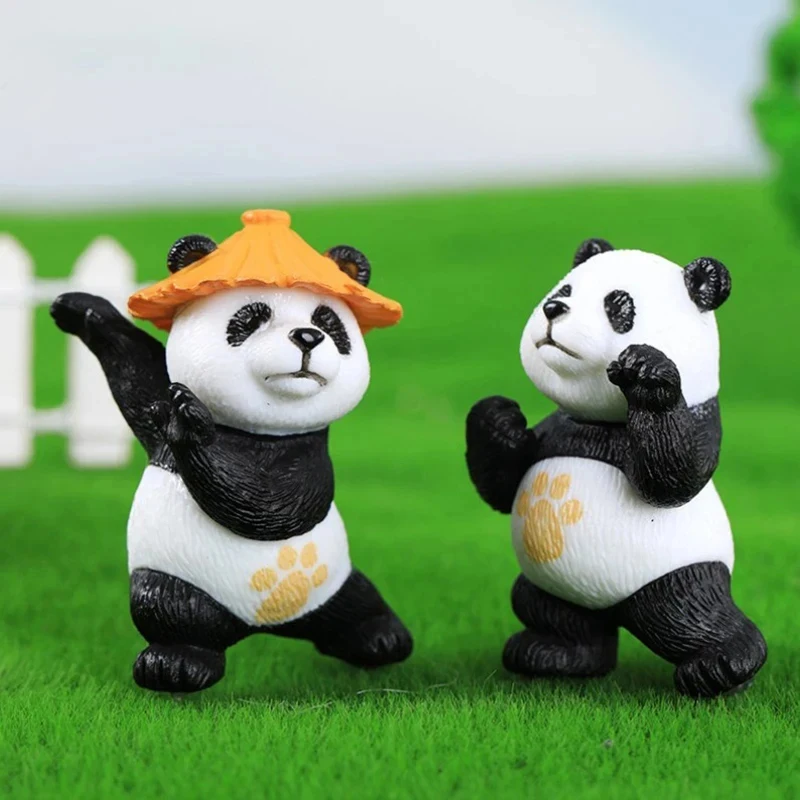 Декоративная сувенирная мини-статуя в виде мультяшного кунг-фу панды для