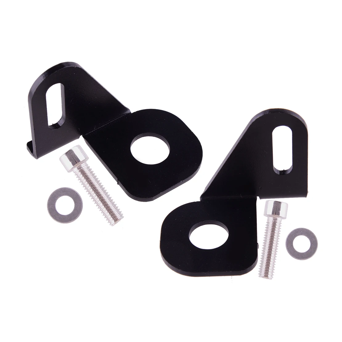 

NEW 1 Pair Front Door Antenna Mount Brackets Holders Fit for Jeep Wrangler JL JK TJ Gladiator JT Black Steel