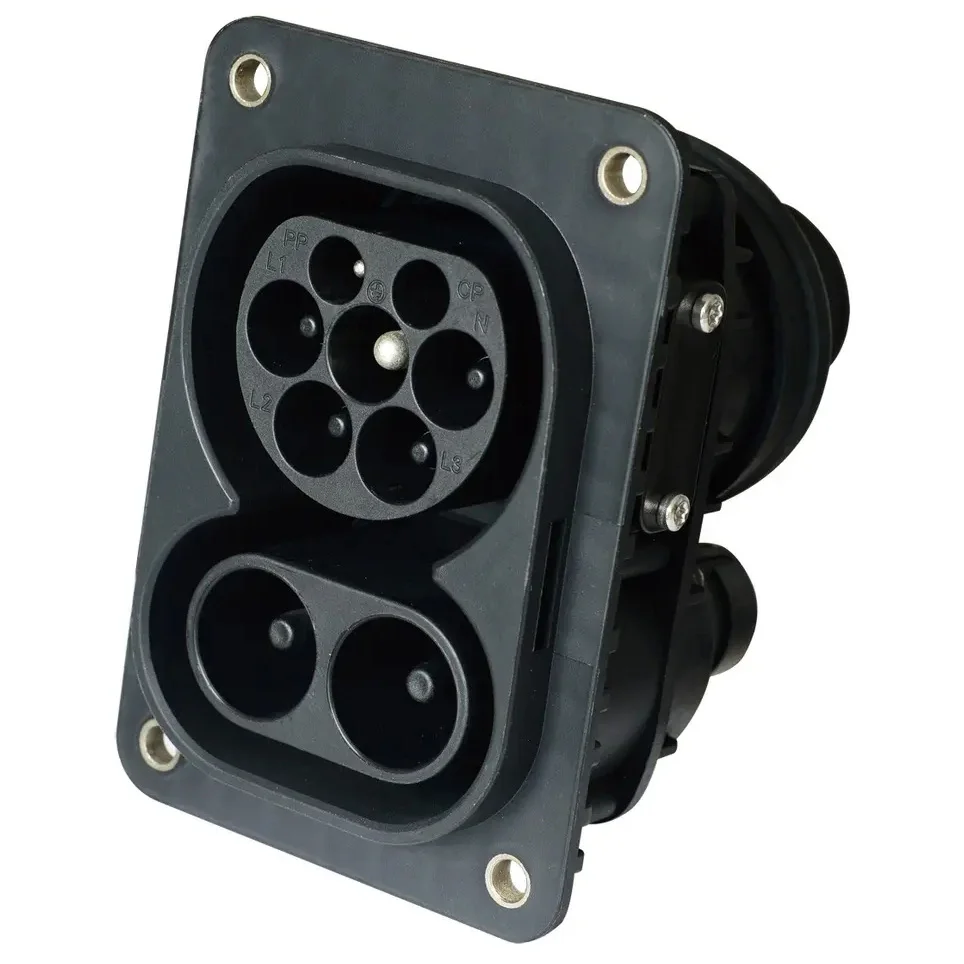 

European Standard CCS2 DC Fast Charging Socket Super Charging 200A European Standard Type2 Electric Car Gun Holder