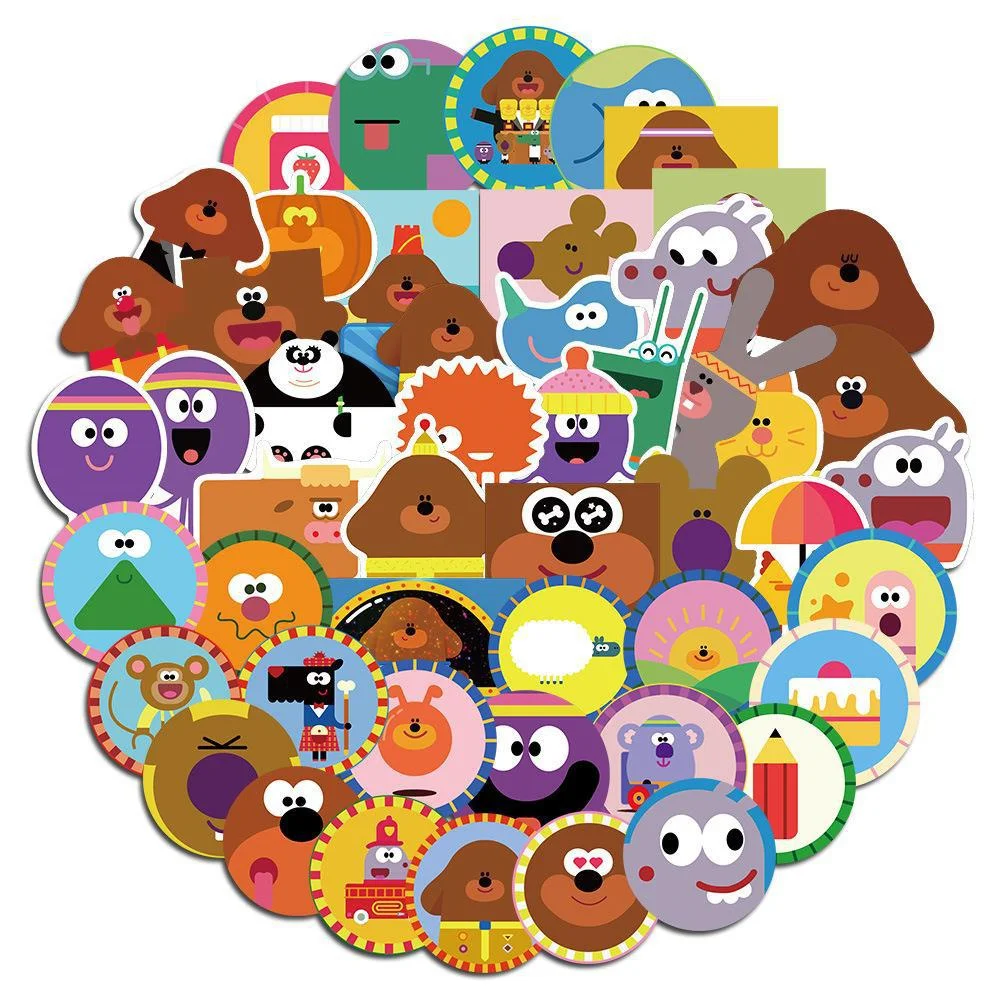 

10/30/50PCS Cartoon Preschool Education Animation Sticker Decorative Luggage Laptop IPad Journal Waterproof Sticker Wholesale