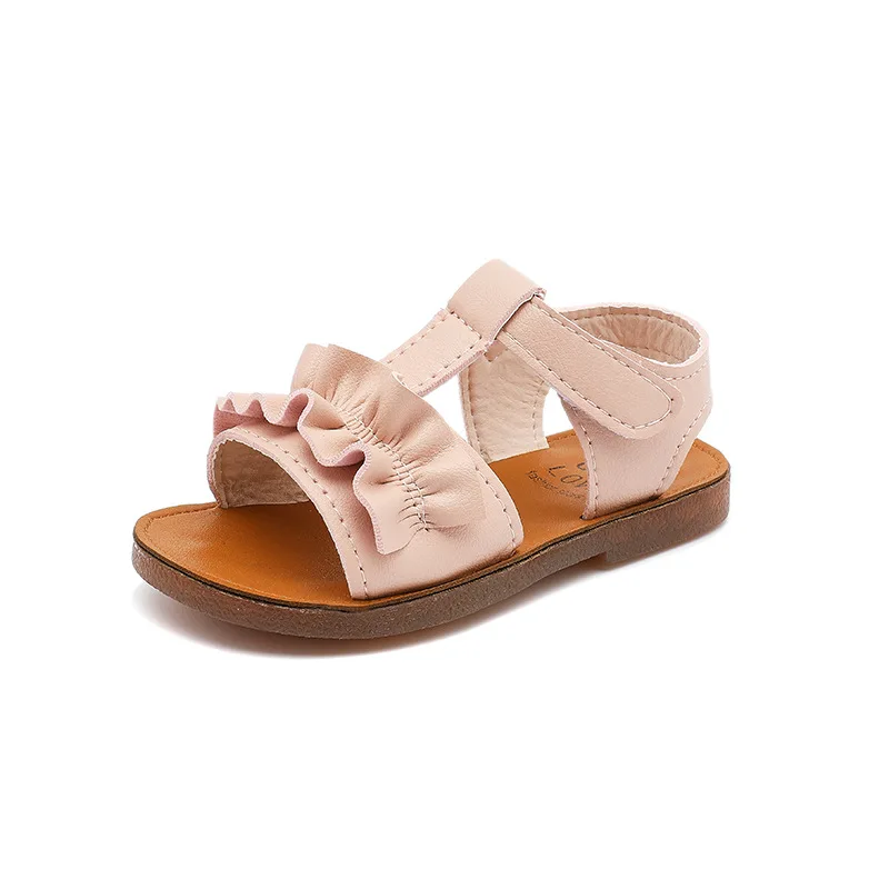 

Unishuni Girls Sandals Ruffles Gladiator Sandals for Girls Children's Summer Shoes Princess Flats Sandals Baby Girls Kids Shoes