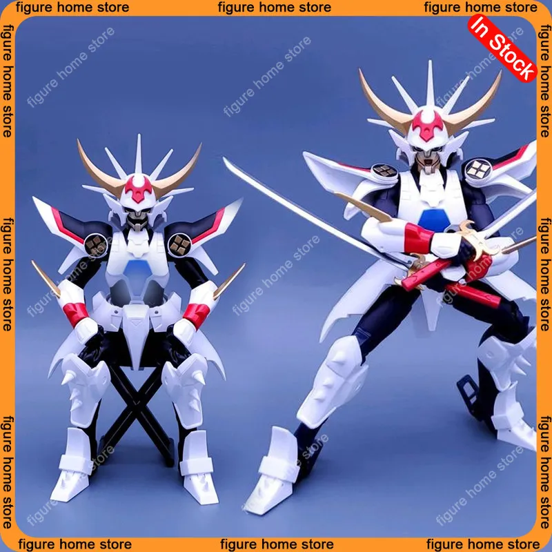 Фото Фигурка KOO Ronin Warriors: Сэйдзи в двойных доспехах (белый Кикотей, черный Блэйз Тайгер) — аниме-модель в наличии №4