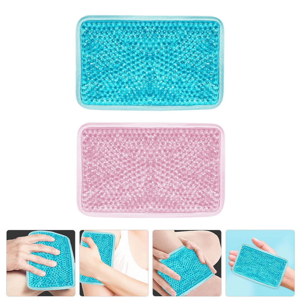 

2pcs Pack with Strap Multi- functional Cold Pack Compress Cooling for Back Shoulder Elbow Hip Knee Pain Back Neck Shoulder