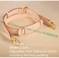 2 5cm genuine vachetta patina calfskin shoulder strap for designer duffle travel bag carrying belt parts replacement substitute